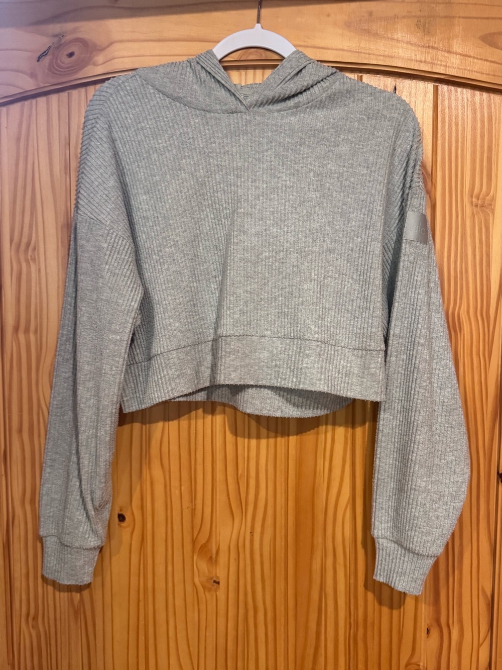 Alo Yoga Muse Hoodie Athletic Heather Grey